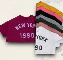 Cargar imagen en el visor de la galería, t-shirt algodón corta new york
